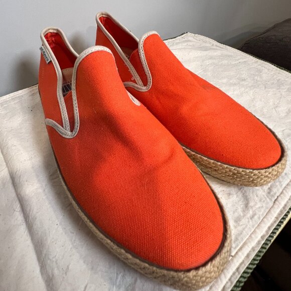 SeaVees Pantone Orange Baja SlipOns Men's 10 - Picture 1 of 9